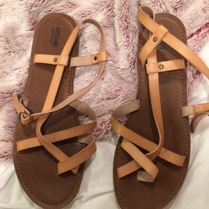 Nude sandals